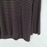 90S MADE IN USA アセテート ウレタン ストレッチ L/S ボーダー カットソー レディース import:M