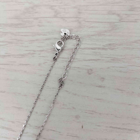 スワロフスキー SWAROVSKI Hyperbola ネックレス インフィニティ ホワイト ロジウムプレーティング レディース ONE SIZE