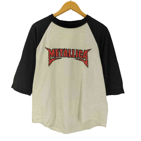 アルスタイル alstyle 00S USA製 ボディ US ロックバンド ラグラン L/S カットソー カットオフ 七分袖 メンズ import:L