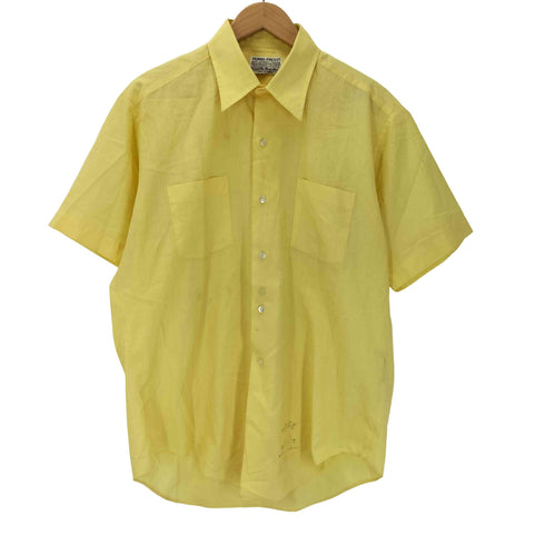 シアーズ Sears 70-80S MADE IN JAPAN デカ襟 S/S シャツ メンズ