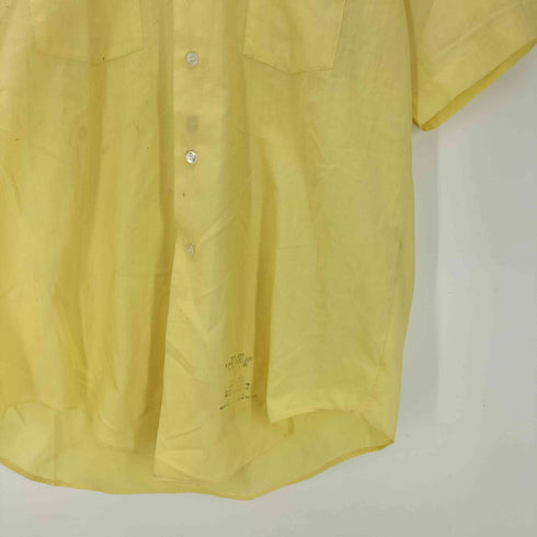 シアーズ Sears 70-80S MADE IN JAPAN デカ襟 S/S シャツ メンズ
