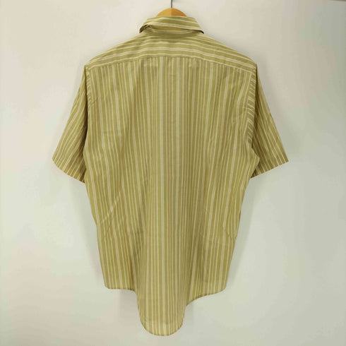 アロー ARROW 80S USA製 S/S ストライプ シャツ 襟芯 メンズ