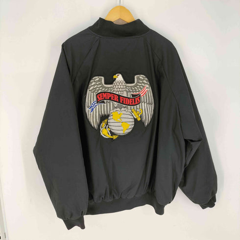 アーバンスポーツウェア AUBURN SPORTSWEAR 企業ロゴ刺繍 バックワッペン ナイロンブルゾン メンズ 4XL