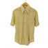 ペニーズタウンクラフト PENNEYS TOWNCRAFT 70S デカ襟 チェッカード S/S シャツ 襟芯 メンズ