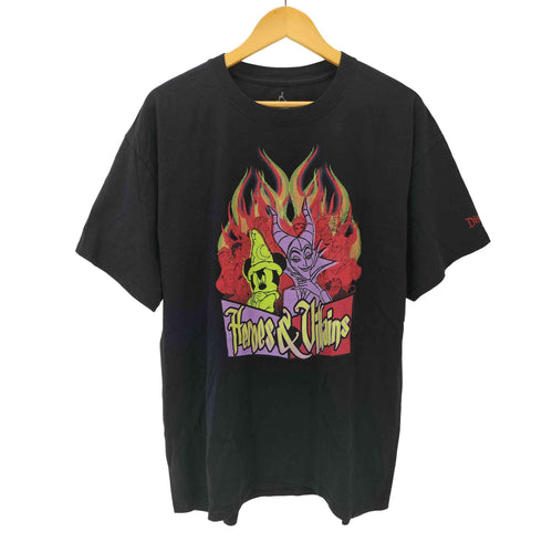 00S ボディ テーマパーク キャラクター ヴィランズ プリント S/S Tシャツ メンズ import:XL