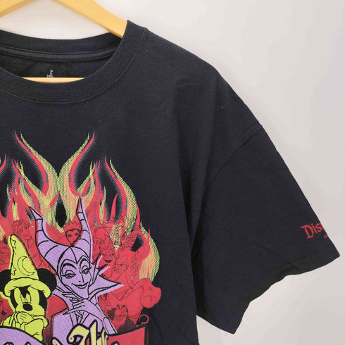 00S ボディ テーマパーク キャラクター ヴィランズ プリント S/S Tシャツ メンズ import:XL