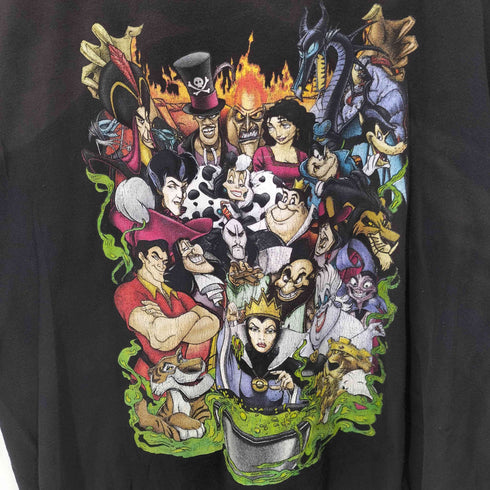 00S ボディ テーマパーク ヴィランズ プリント S/S Tシャツ メンズ import:XL