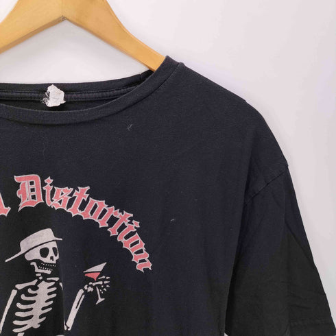 00S ボディ ドクロ スカル プリント S/S バンド Tシャツ メンズ