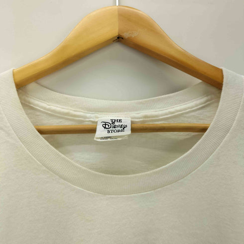 90S USA製 ボディ テーマパーク キャラクター プリント S/S Tシャツ 裾袖シングル メンズ ONE SIZE