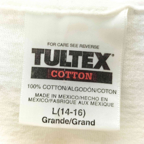タルテックス TULTEX 90-00S ボディ US ポップ アーティスト プリント S/S Tシャツ コピーライト 1998 メンズ import:L