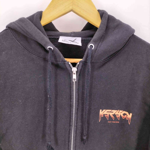 kryclothing ケリークロージング SHIKORI レッドスカルプリントパーカー メンズ XXL
