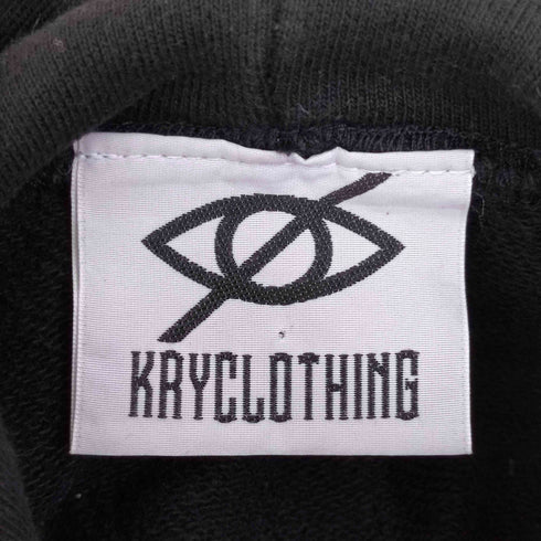 kryclothing ケリークロージング SHIKORI レッドスカルプリントパーカー メンズ XXL