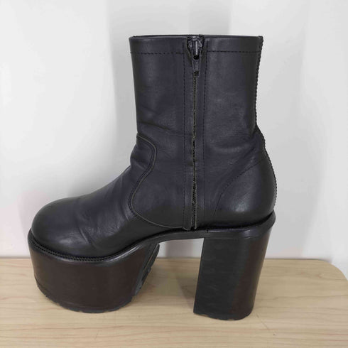 ジョンローレンスサリバン JOHN LAWRENCE SULLIVAN LEATHER PLATFORM BOOTS レザー プラット フォーム ブーツ レディース
