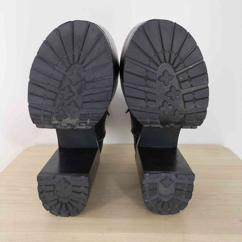 ジョンローレンスサリバン JOHN LAWRENCE SULLIVAN LEATHER PLATFORM BOOTS レザー プラット フォーム ブーツ レディース