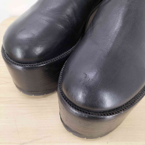 ジョンローレンスサリバン JOHN LAWRENCE SULLIVAN LEATHER PLATFORM BOOTS レザー プラット フォーム ブーツ レディース