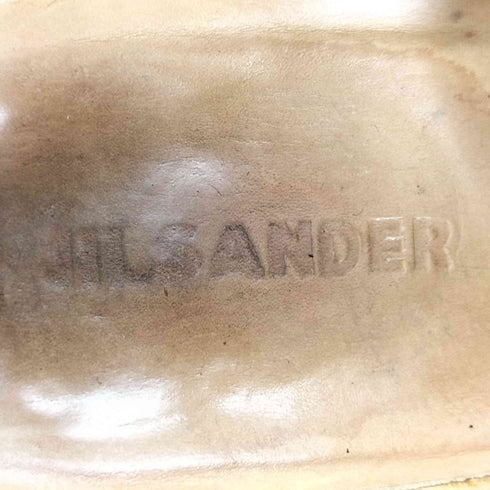ジルサンダー JIL SANDER パテント レザー コイン ローファー vibram ソール レディース EUR:38