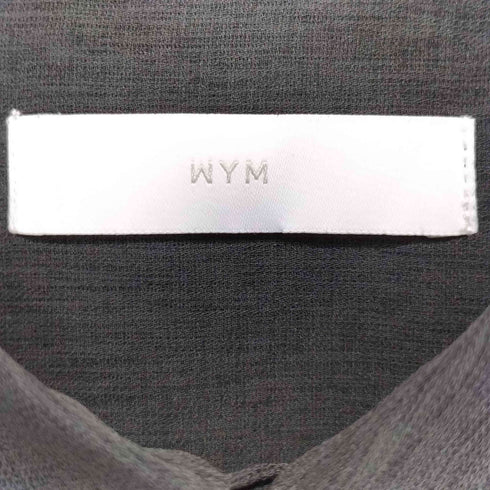 ウィムバイリドム WYM LIDNM SHEER GEORGETTE HS SHIRT 半袖シャツ メンズ