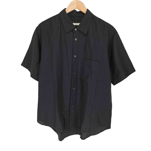 リドム LIDnM Linen Cotton WASHER H/S レギュラーカラー 半袖 シャツ メンズ JPN:S