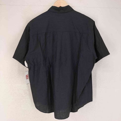 リドム LIDnM Linen Cotton WASHER H/S レギュラーカラー 半袖 シャツ メンズ JPN:S