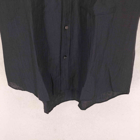 リドム LIDnM Linen Cotton WASHER H/S レギュラーカラー 半袖 シャツ メンズ JPN:S