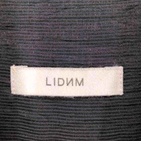 リドム LIDnM Linen Cotton WASHER H/S レギュラーカラー 半袖 シャツ メンズ JPN:S
