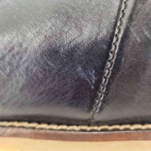 ランバンオンブルー LANVIN en Bleu バイカラースウェード切替レザーチャッカシューズ メンズ 26 1/2