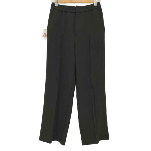 ザラ ZARA センタープレス ワイドスラックス パンツ メンズ S