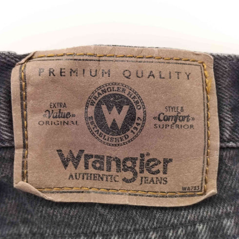 ラングラー Wrangler 90-00s コスタリカ製 ブラック ストレートデニムパンツ メンズ 34×30