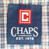 チャップス CHAPS 同色 ロゴ刺繍 裏地チェック スタンドカラー ブルゾン メンズ import:XL