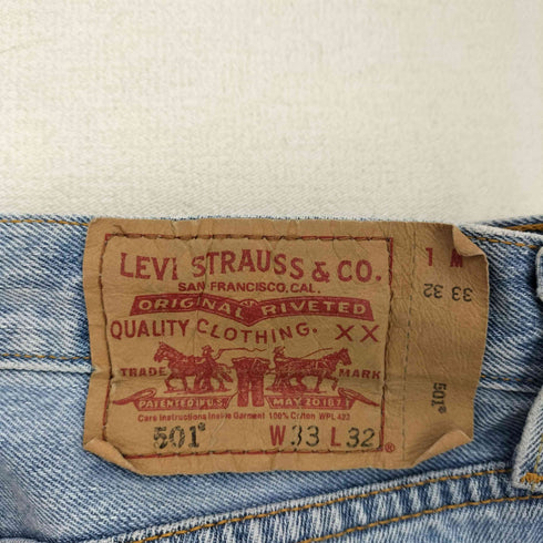 リーバイス Levis 501 MADE IN HAITI ストレートデニムパンツ メンズ 33/32
