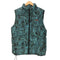 ナイトレイド Nitraid DOWN VEST G NITRAID CIRCUIT 総柄 電子回路 サイバーパンク サーキット ダウン ベスト 裾ドローコード Y2K メンズ import:XL