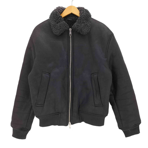 ザラ ZARA DOUBLE-FACED FAUX LEATHER JACKET メンズ import:M