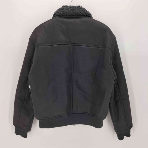ザラ ZARA DOUBLE-FACED FAUX LEATHER JACKET メンズ import:M