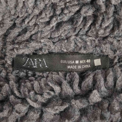 ザラ ZARA DOUBLE-FACED FAUX LEATHER JACKET メンズ import:M
