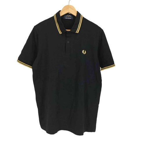 フレッドペリー FRED PERRY 英国製 ロゴ刺繍 半袖ポロシャツ メンズ JPN:44