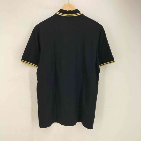 フレッドペリー FRED PERRY 英国製 ロゴ刺繍 半袖ポロシャツ メンズ JPN:44