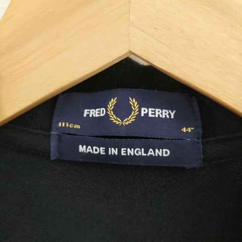 フレッドペリー FRED PERRY 英国製 ロゴ刺繍 半袖ポロシャツ メンズ JPN:44