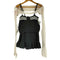 アメルジュ amerge airy waffle 3piece set BLACK ニット 3ピース セットアップ レディース M