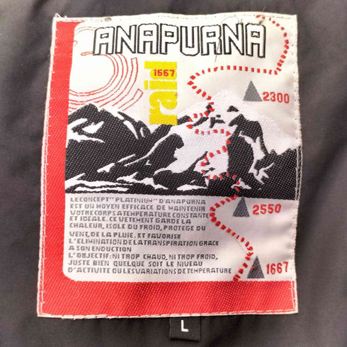 ANAPURNA 裏地フリース 中綿 マウンテンジャケット メンズ import:L