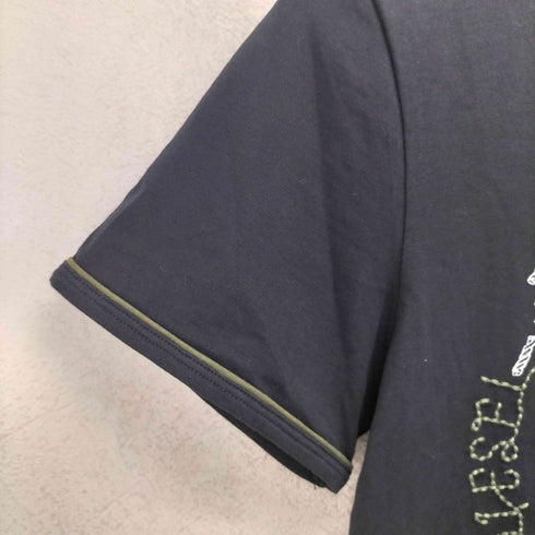 ディーゼル DIESEL グラフィック プリント クルーネック 半袖 Tシャツ メンズ JPN:S