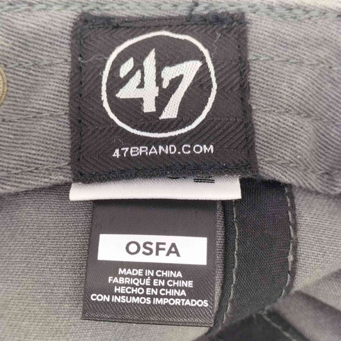 フォーティーセブン ’47 CLEAN UP MLB チームロゴ 刺繍 アジャスター 6パネル キャップ メンズ