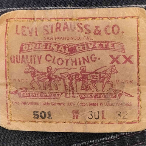 リーバイス Levis 90S 98年製 501 ボタンフライ ストレートデニムパンツ メンズ W30 L32