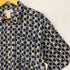 HarborlsleApparel 総柄 レーヨン 半袖シャツ メンズ import:L