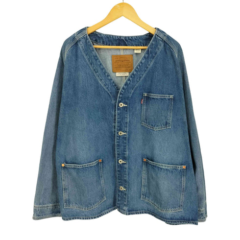 リーバイス Levis UNION ENGINEER デニムカーディガン ミディアムインディゴ HIGHLIGHTS メンズ JPN:XL