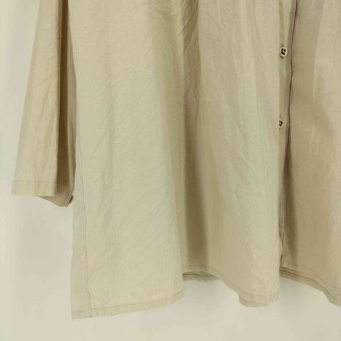 コットンハウスアヤ Cotton House Aya バンドカラー ギャザー 長袖 ブラウス レディース JPN:M
