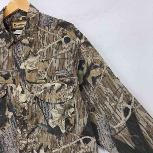 レミントン Remington カモ柄 長袖シャツ メンズ import:L