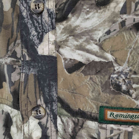 レミントン Remington カモ柄 長袖シャツ メンズ import:L