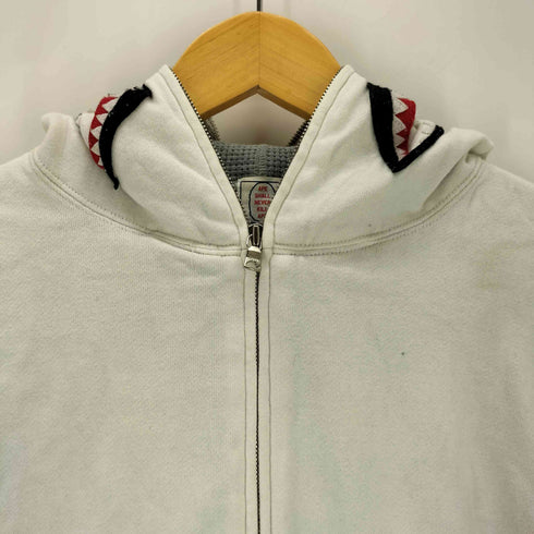 アベイシングエイプ A BATHING APE 初期 旧タグ SHARK FULL ZIP HOODIE シャーク フルジップ パーカー PONR メンズ M