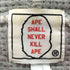 アベイシングエイプ A BATHING APE 初期 旧タグ SHARK FULL ZIP HOODIE シャーク フルジップ パーカー PONR メンズ M