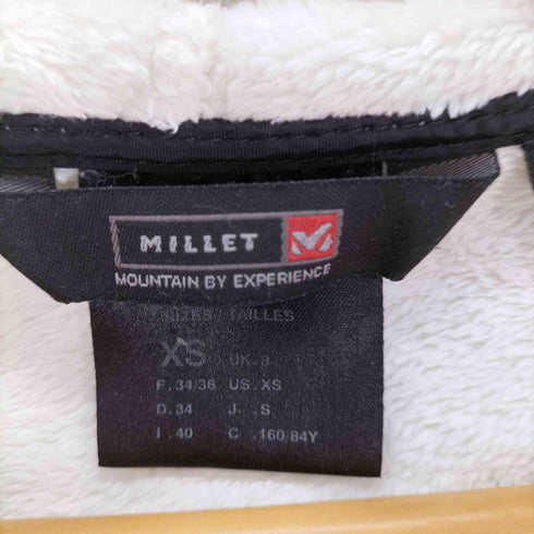 ミレー MILLET ロゴ刺繍 ボア フリース ジャケット レディース import:XS